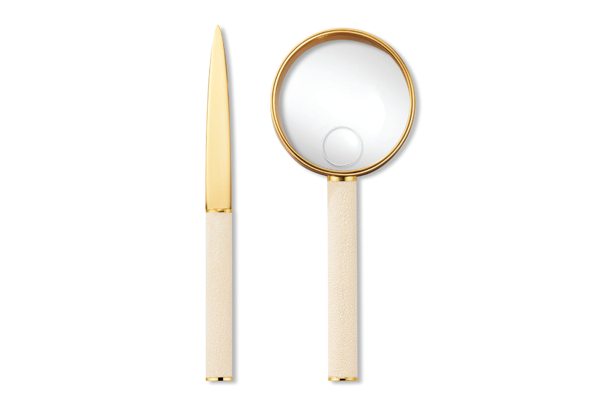 Bamboo Magnifying Glass & Letter Opener hotsell Set