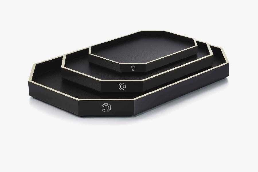 
                  
                    Octogone Tray M, Black
                  
                