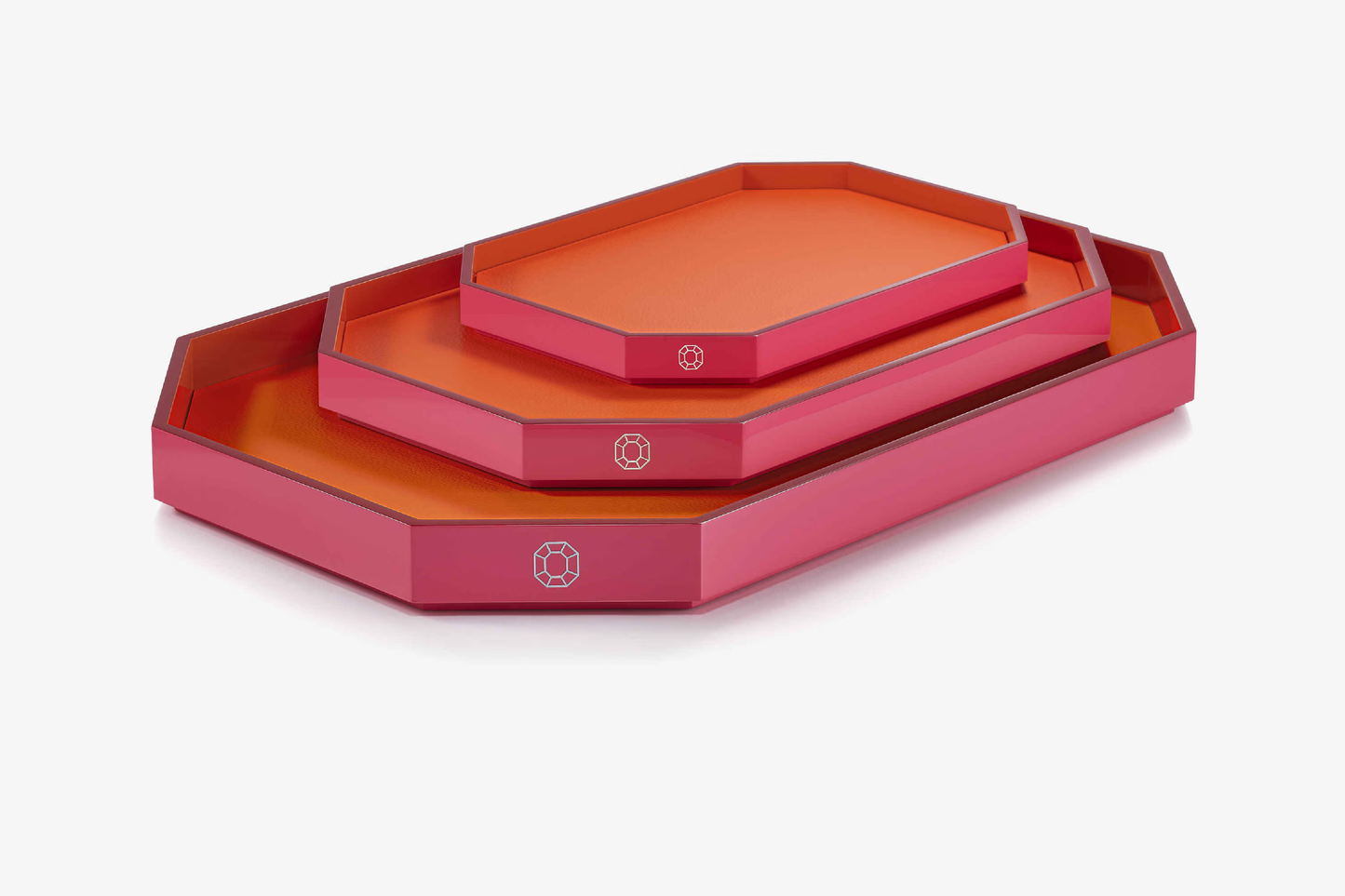 
                  
                    Octogone Tray S, Orange
                  
                