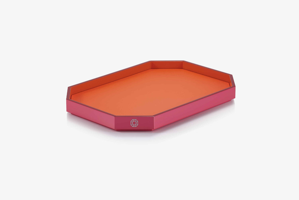 Octogone Tray S, Orange