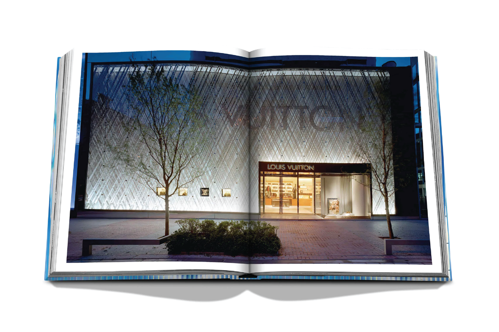 Louis Vuitton store in Singapore is a very modern glass design