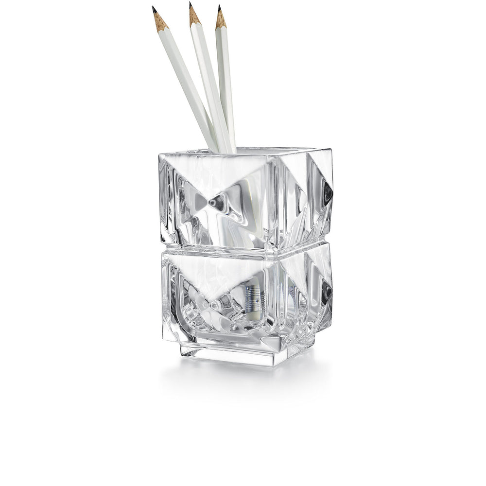 Louxor Pencil Holder, Clear