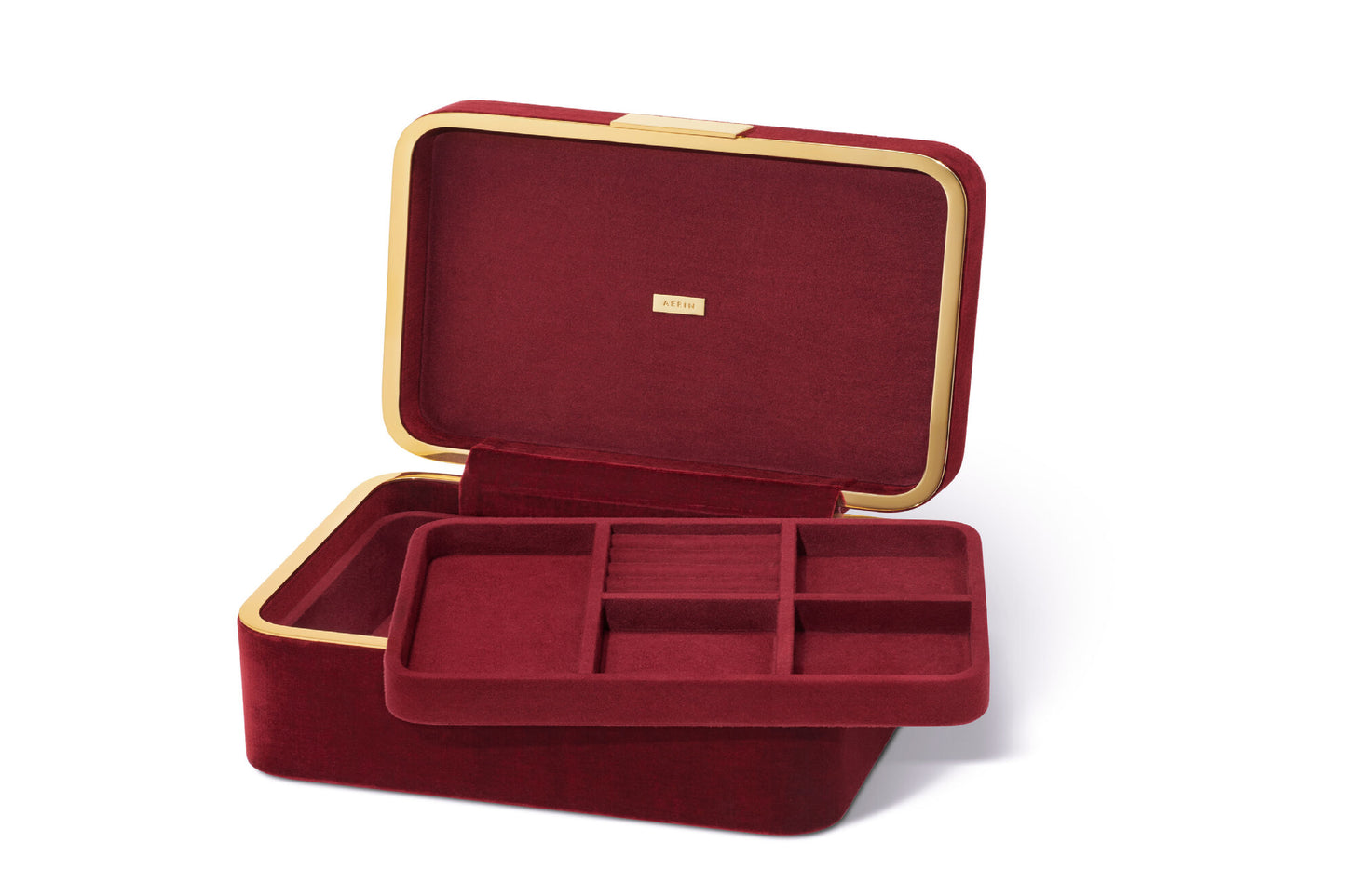
                  
                    Beauvais Velvet Jewelry Box - Cinnabar
                  
                